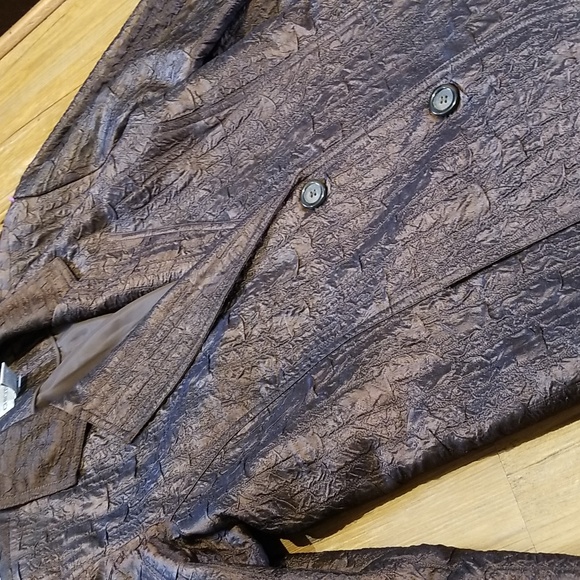 Chico's beautiful brown jacket EUC sz2 aka L - Picture 2 of 8